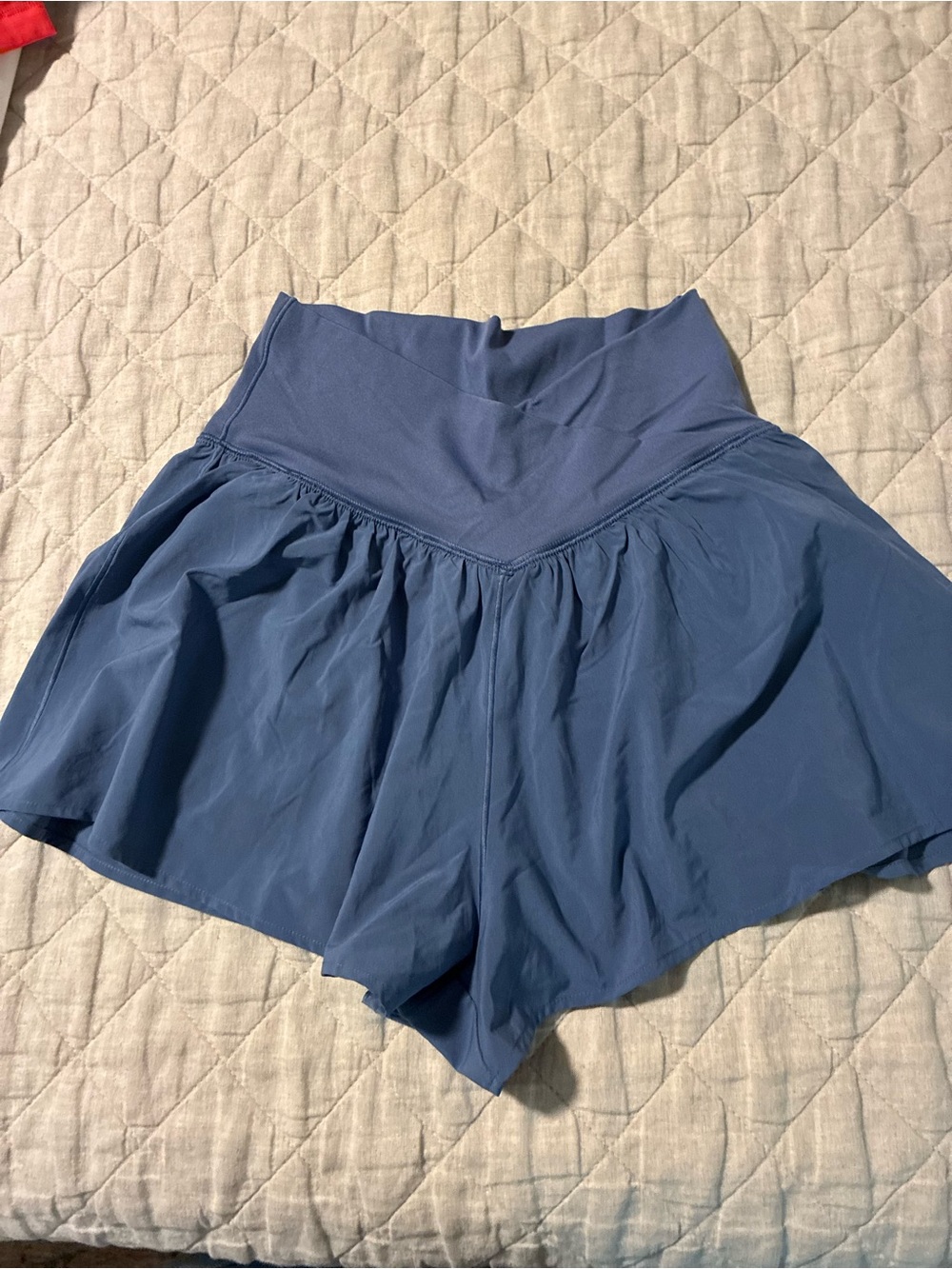 Aerie High-Waist Flowy Women’s Shorts - Blue